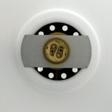 Applique vintage 1950 métal & verre