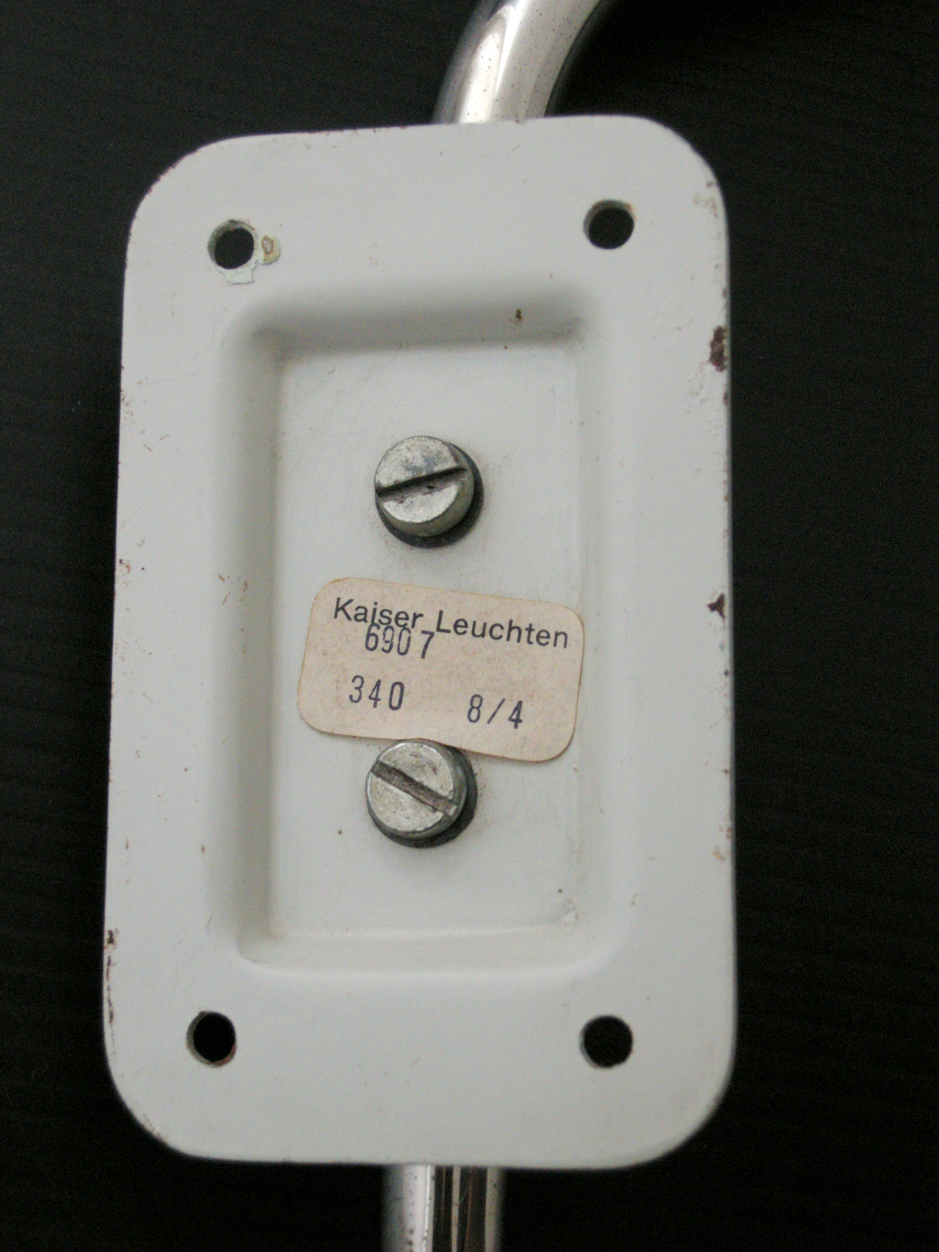 Applique Kaiser Leuchten vintage 1960