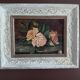 Tableau nature morte bouquet de fleurs