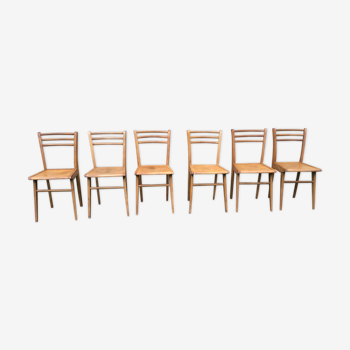 Série de 6 chaises de bistrot Stella Luterma
