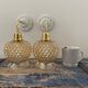 Set of vintage gold wall lights