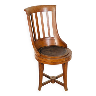 fauteuil chaise bureau gondole tournant 19e louis XV excellent état