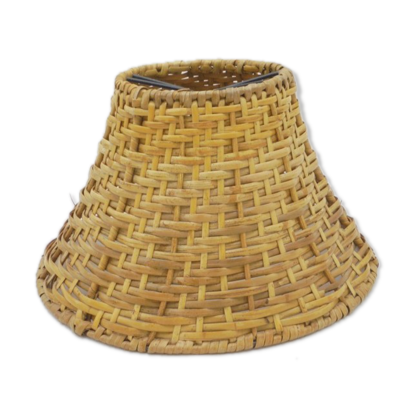 Rattan lampshade