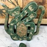 Alcohol vase, porcelain, Kangxi style, Green family, circa 1900