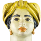 Vase tête moyenne jaune femme