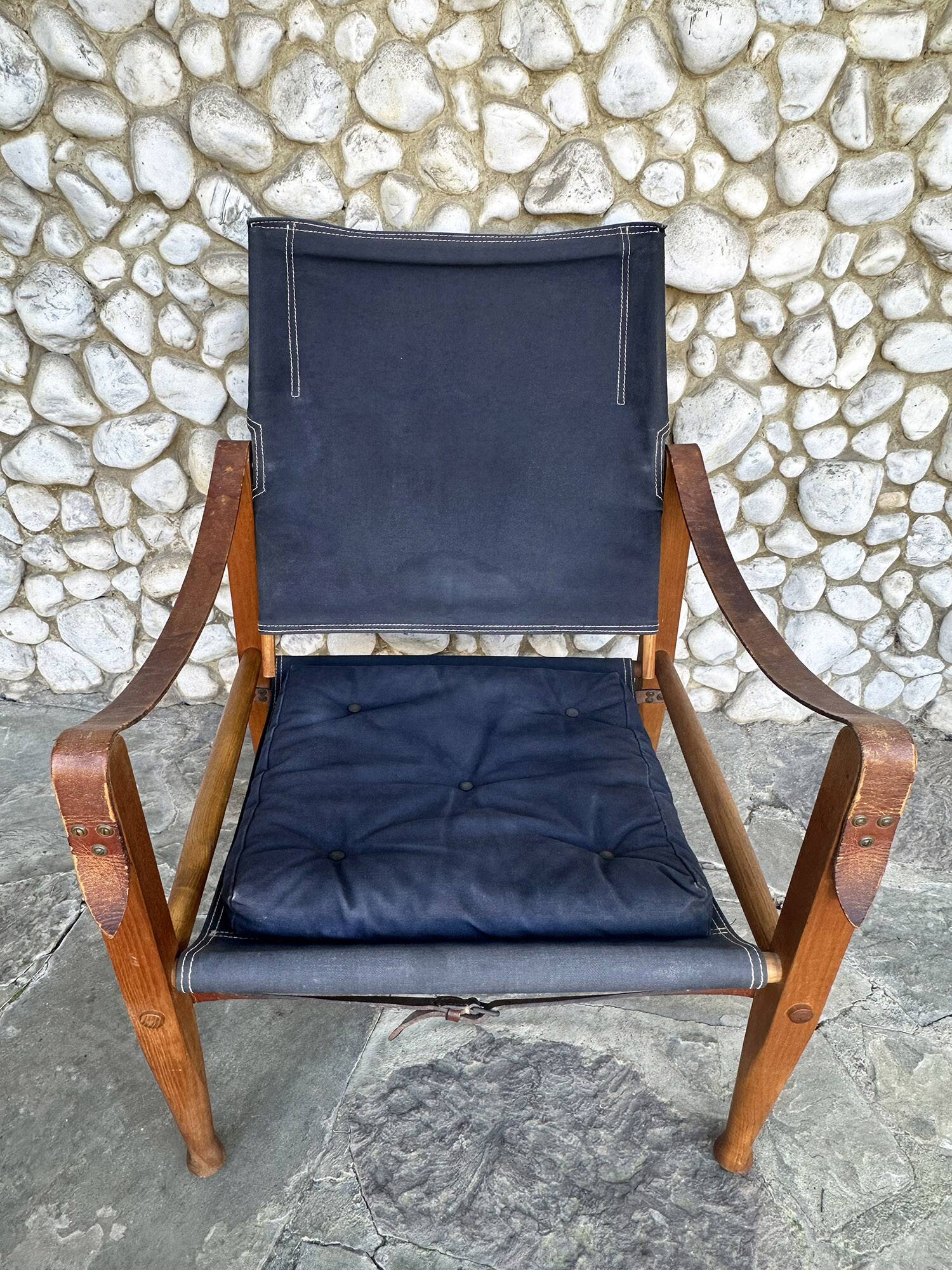 Safari Chair KK47000 Kaare Klint for Rud. Rasmussen, Denmark, 1960