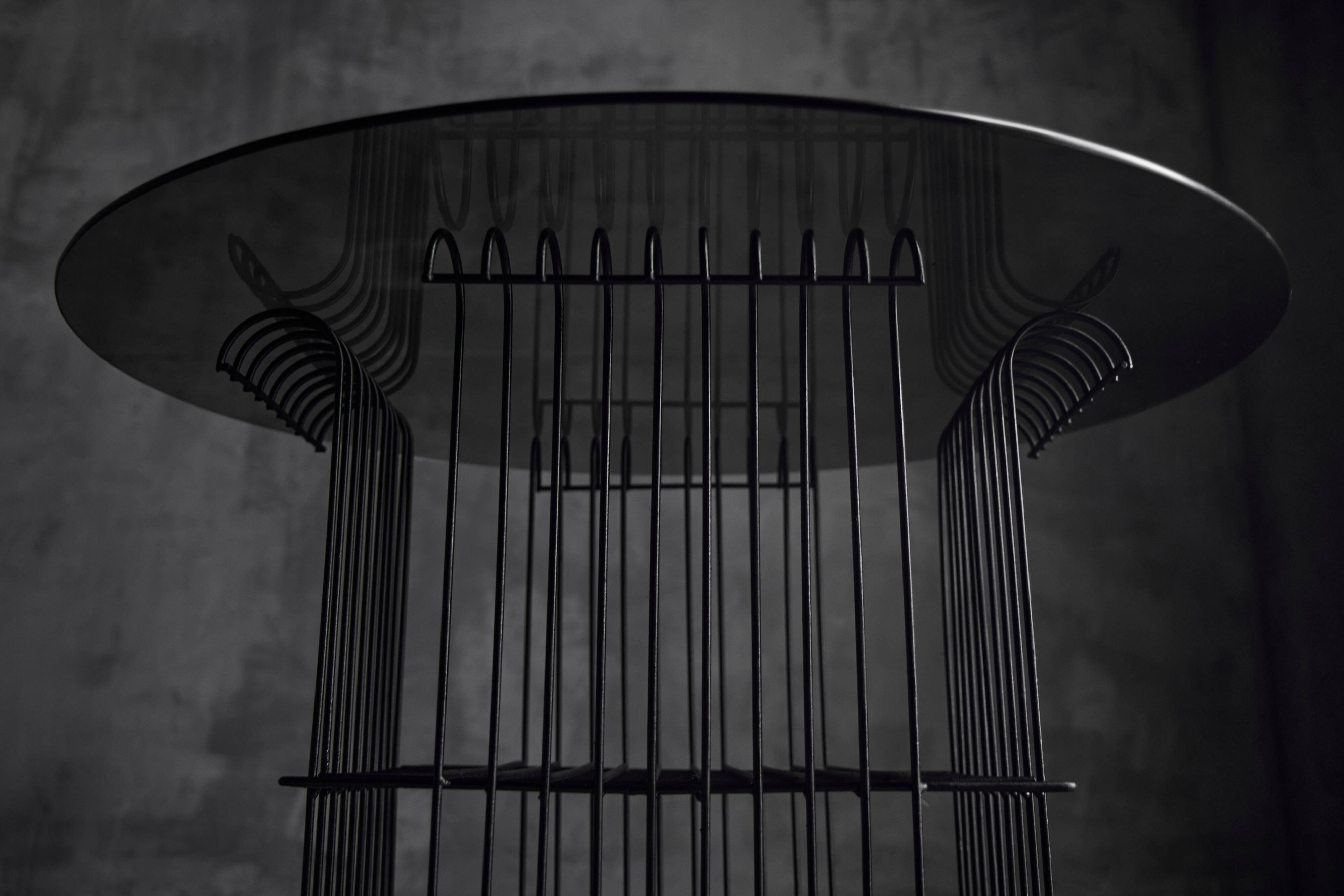 Metal Wire Modernist Garden Set, France, 1970s