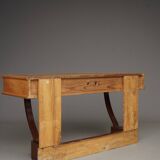 Coiffeuse basse Art Déco en bois d'érable, années 1930