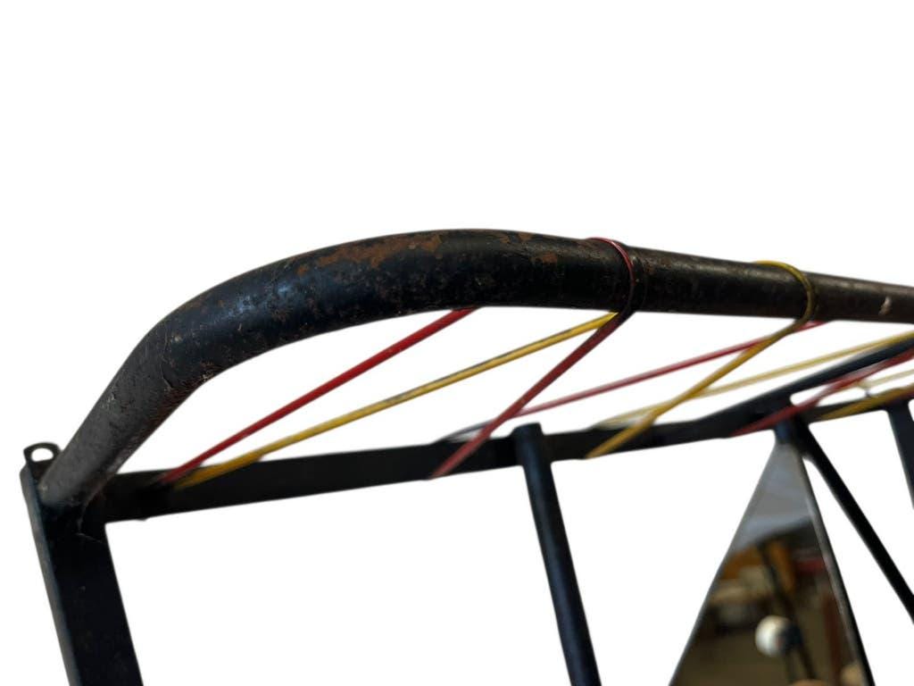 Vintage 'atomic' wall coat rack Roger Féraud