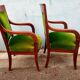 Pair of armchairs period resrauration