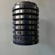 Vintage blue Danish mid-century pendant light