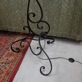 Wrought iron lamppost tripod art deco