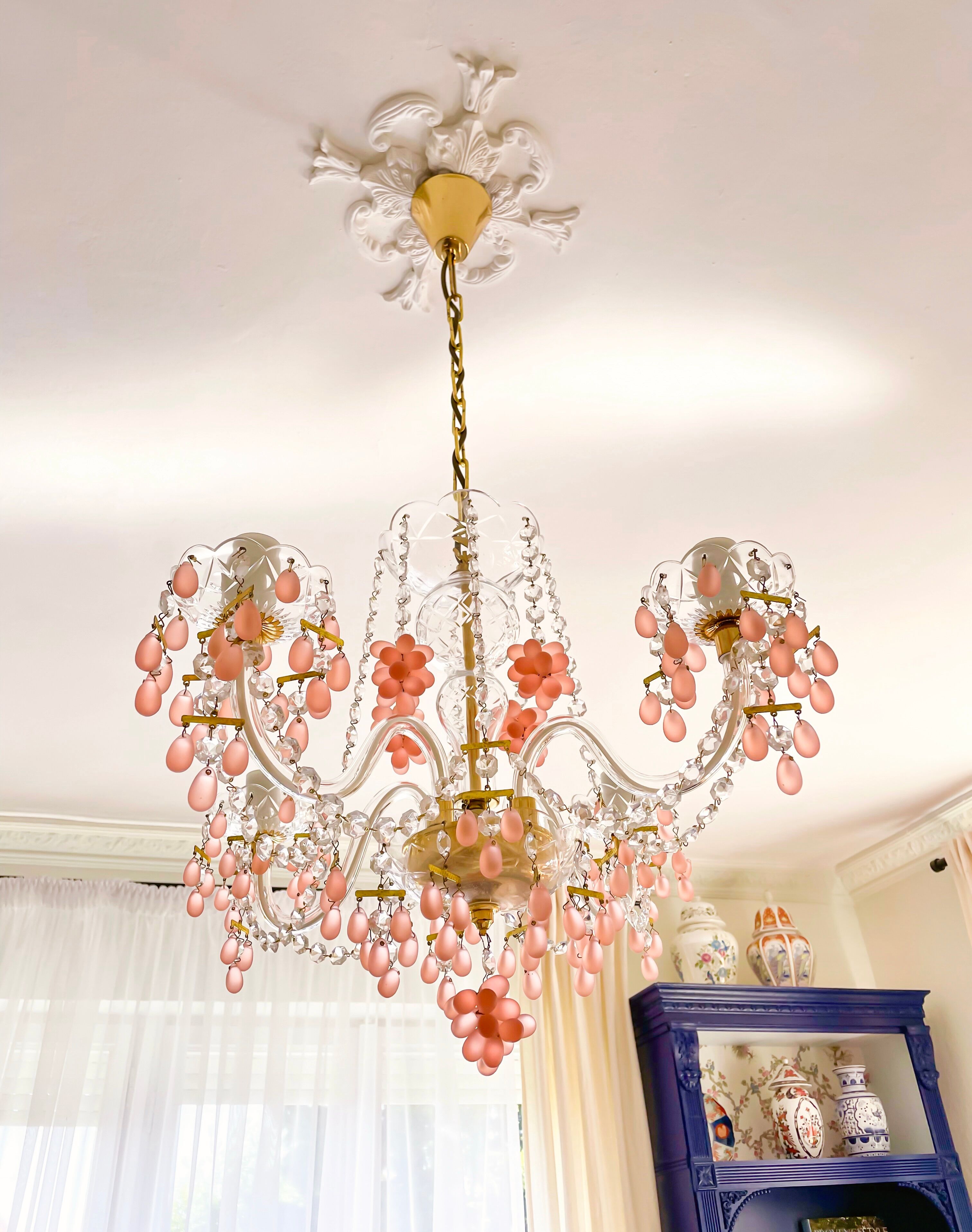 Bohemian crystal chandelier by Václav Hanus – Royal elegance
