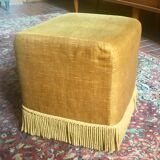 Ottoman has fringes vintage