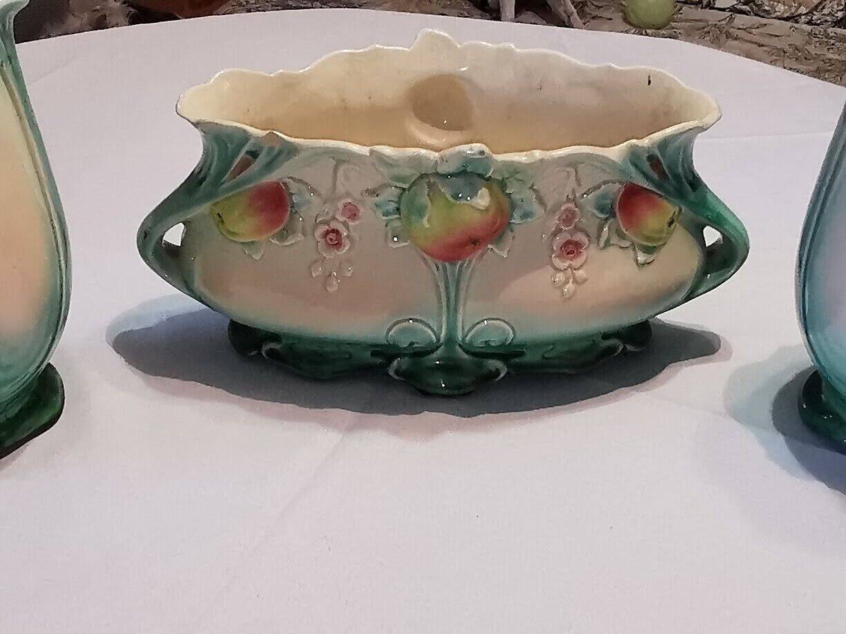 Rare de bruyn fives de lille - beautiful set in slip (art nouveau circa