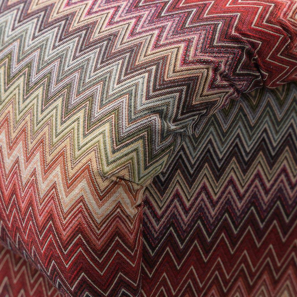 Missoni Doimo fabric armchair 1970s vintage modernism
