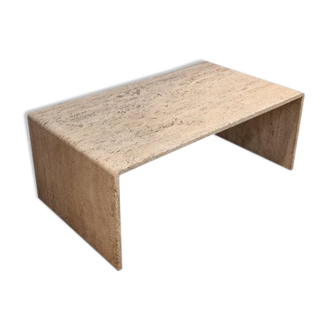 Travertine coffee table attributed to Up & Up, Italy, 1975