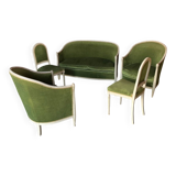 Art Deco living room patina