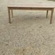 Rustic farmhouse table in solid oak with antique patina finish 200 x 90