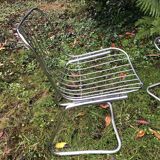 Chrome chairs style Rinaldi 70s