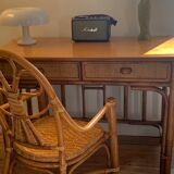 Rattan desk