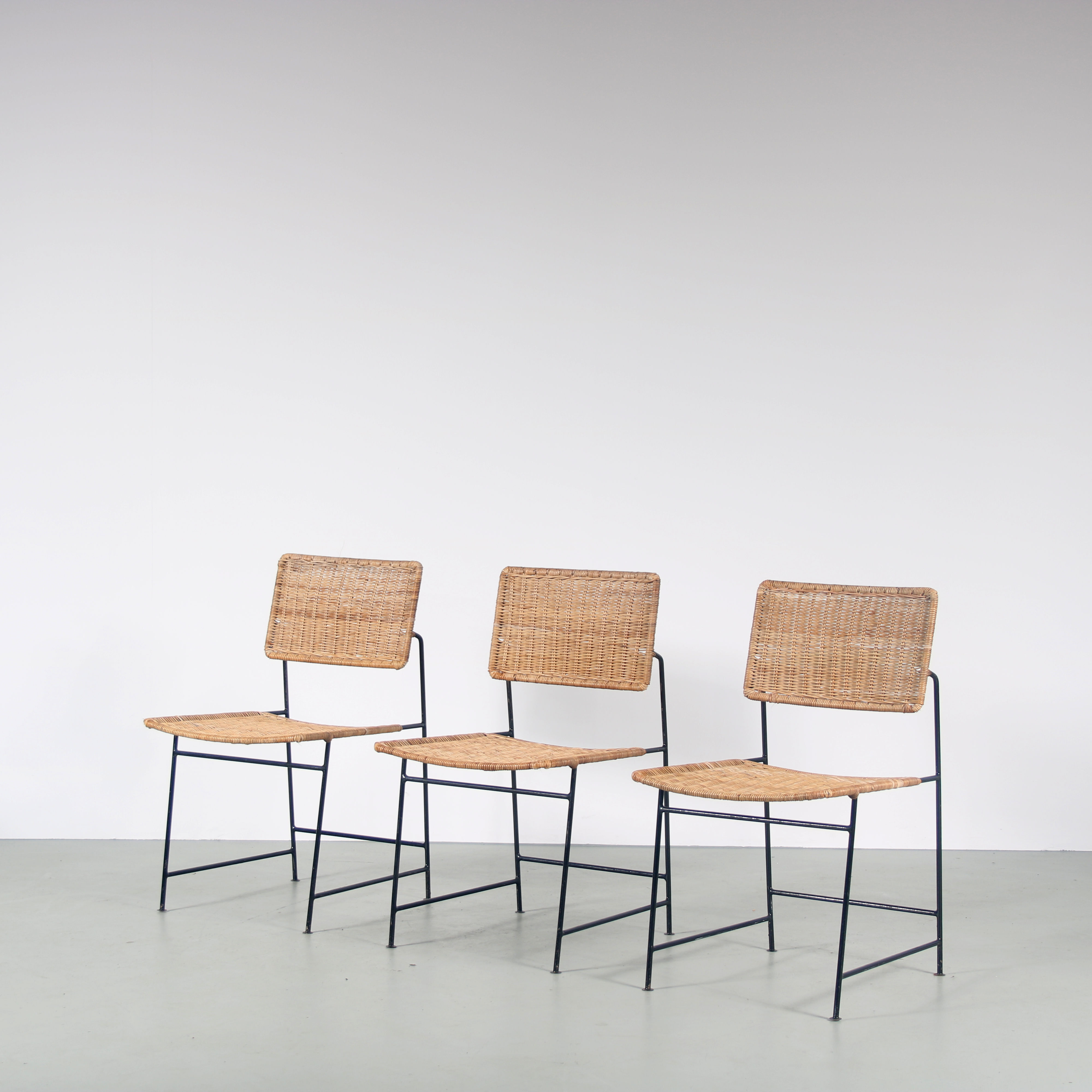 1950s Dining chairs by Herta Maria Witzemann for Wide + Spieth, Germany