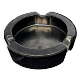 Vintage metal ashtray and hair