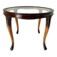 Table basse Art Déco en bois courbé