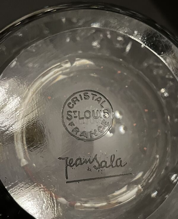 Vase en cristal taillé de Saint Louis