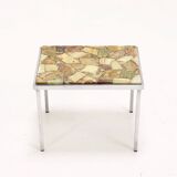 Onyx & epoxy resin side table, 1960s