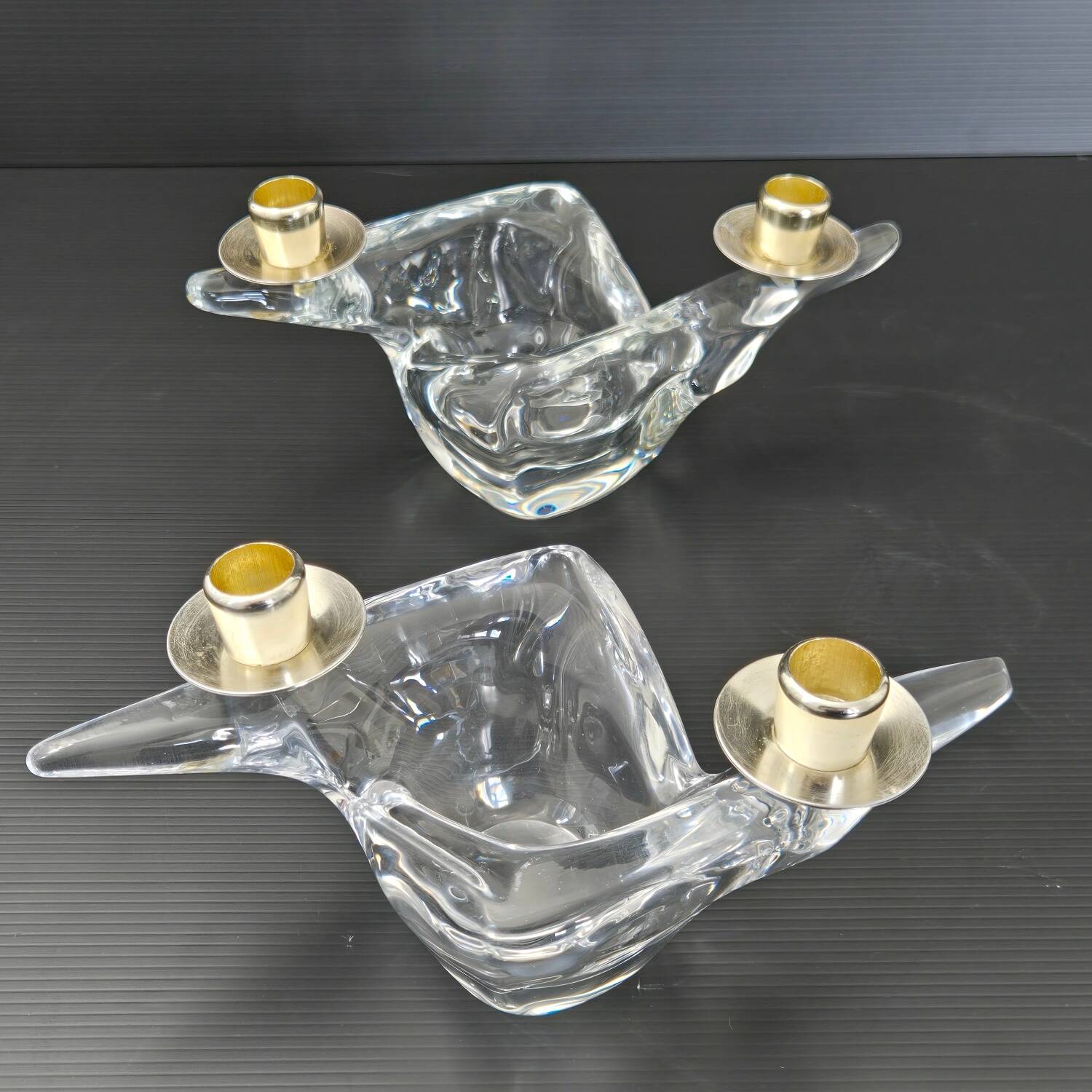 Pair of vintage candlesticks 1970