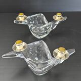 Pair of vintage candlesticks 1970