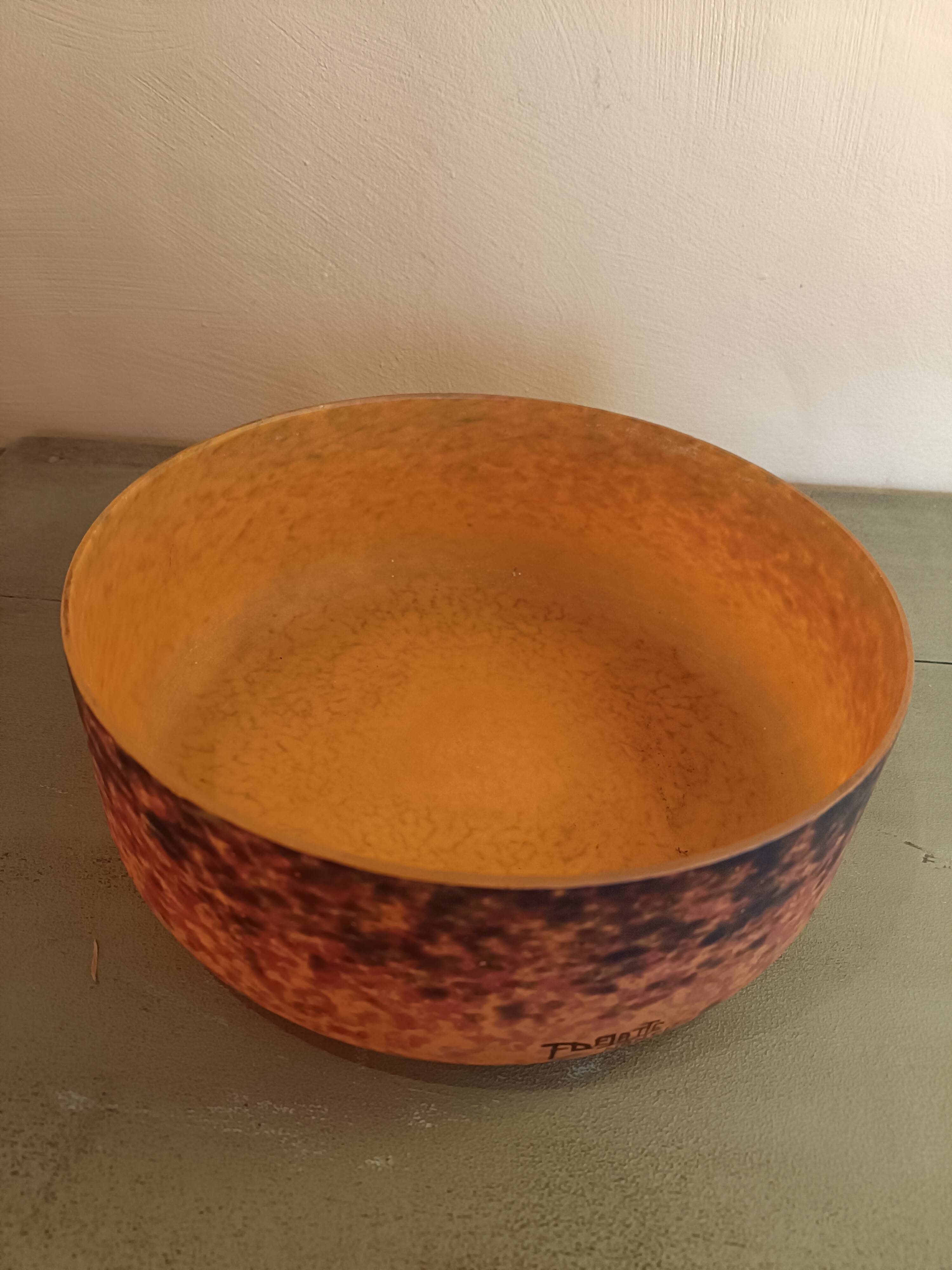 Delatte Nancy glass paste fruit bowl