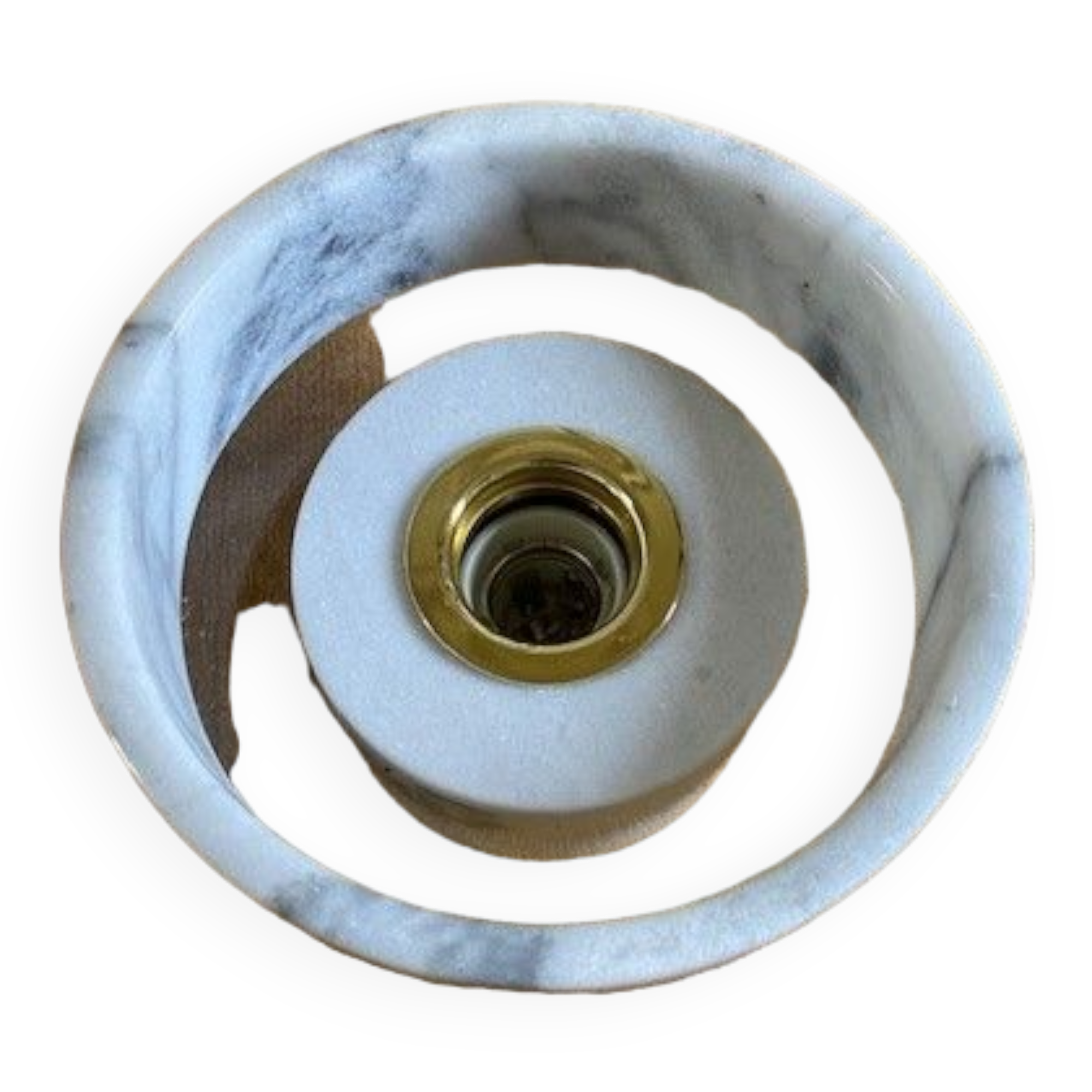 Tom Dixon wall lamp in marble and brass