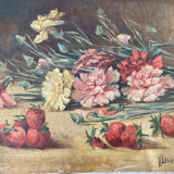 Canvas signed H Leveillard