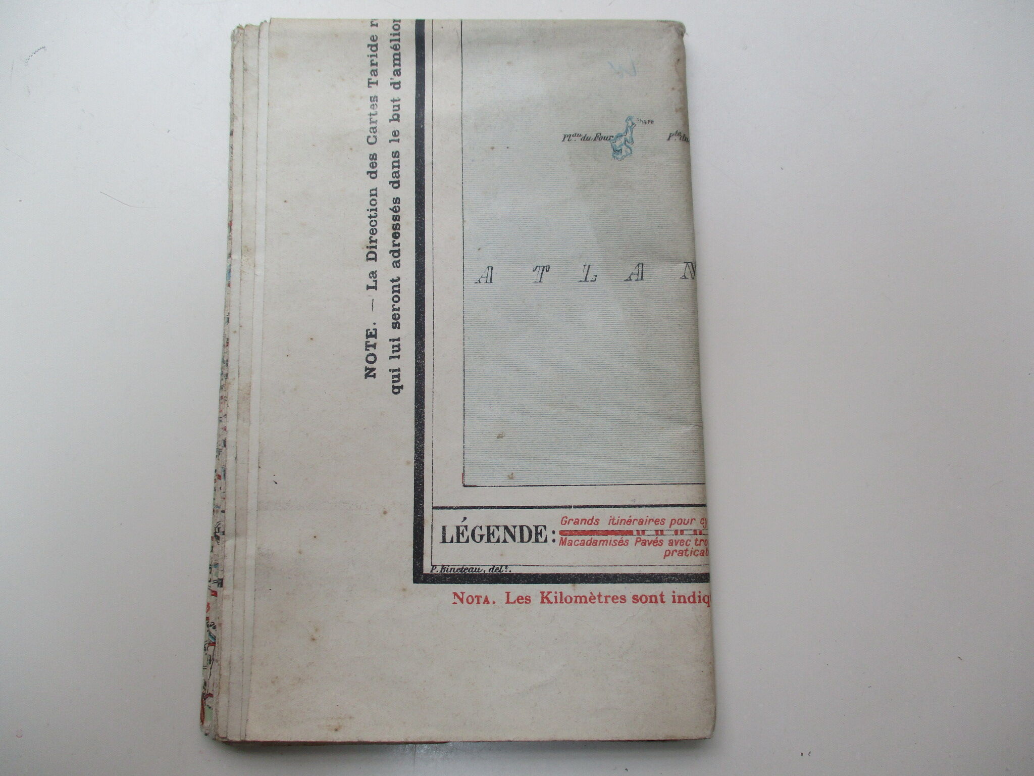 Ancient map Taride South Brittany No. 9 - 1930s