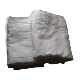 2 old linen sheets