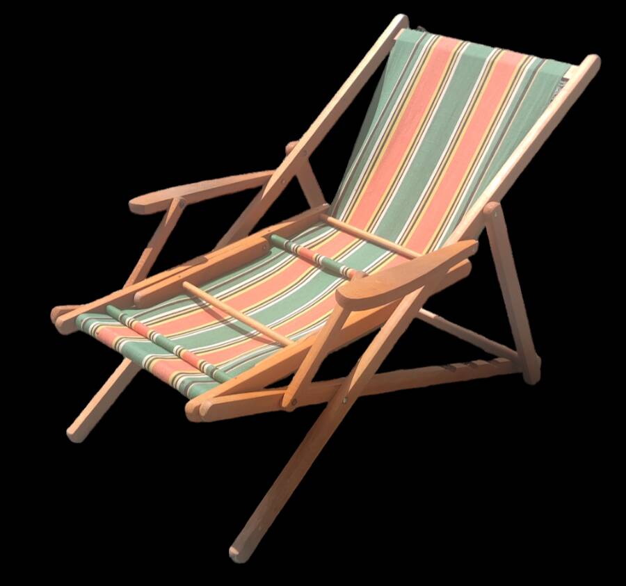 Chilean vintage deckchair