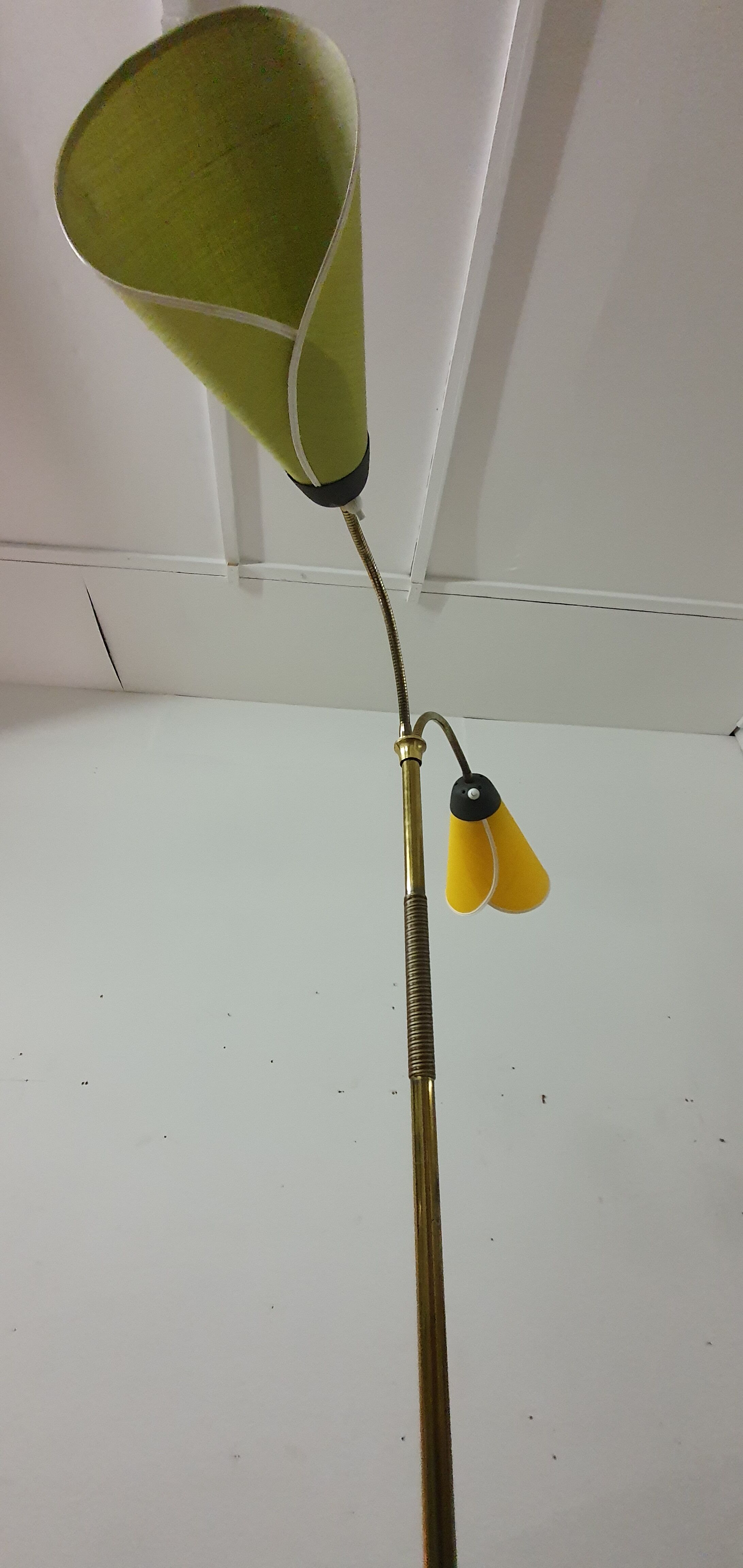 Adjustable floor lamp from the 1950s to 1960s