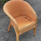 Fauteuil rotin adulte