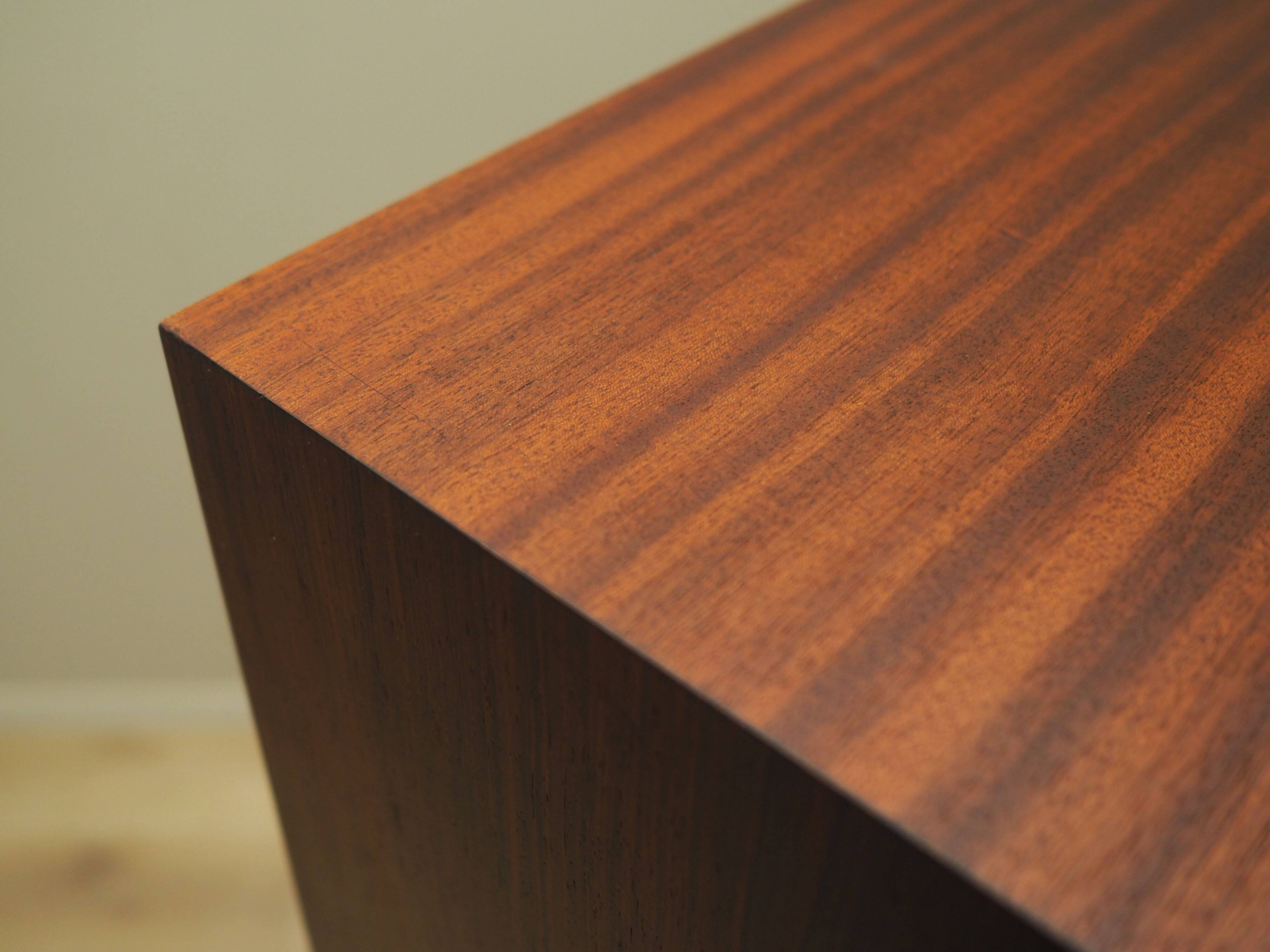 Mahogany bookcase, Danish design, 1970s, manufacturer: Omann Jun