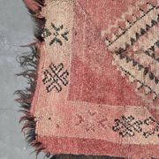 Tapis Marocain Rose Vintage - 390 x 166 cm