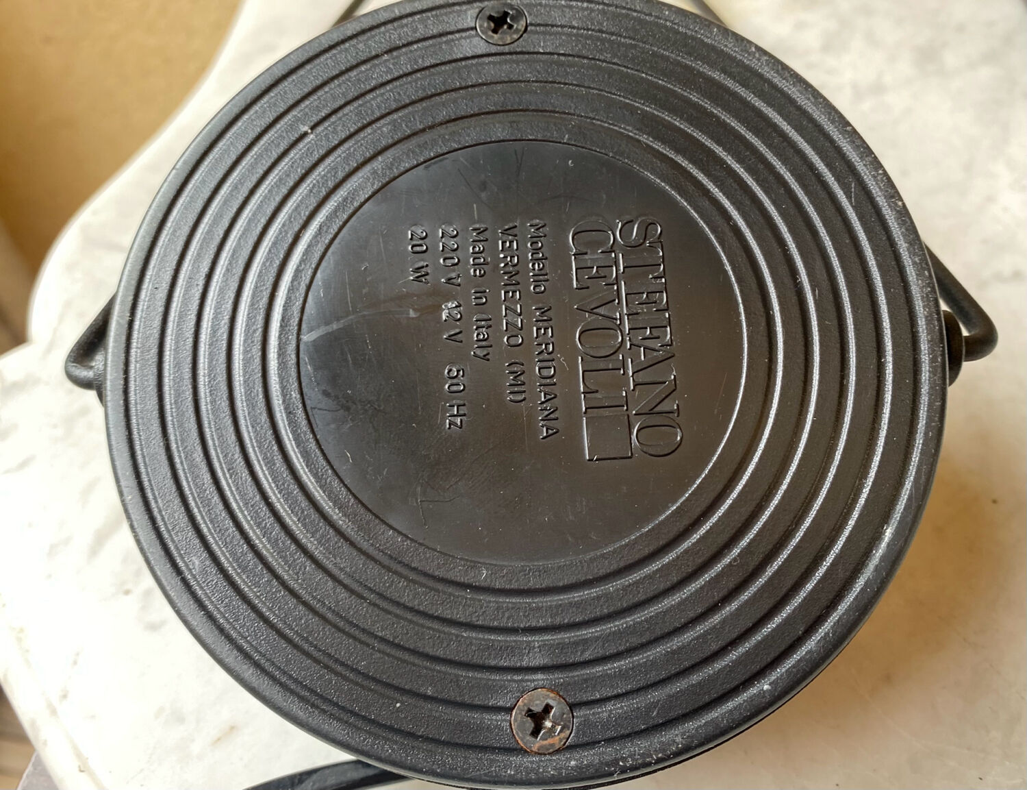 Méridiana desk lamp design Paolo Piva for Stefano Cevoli Vermezzo vintage 70s-80s