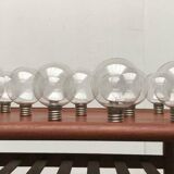 Vintage German Space Age replacement or spare glass piece for lamp by Motoko Ishii for Staff, 1970s.