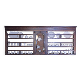 Large wall cupboard from the 19th century, exceptional size.