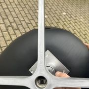 Originele zwart lederen Fritz Hansen Swan chair Topstaat!