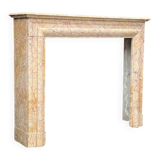 Cheminée de style Louis XIV en marbre jaune Trets vers 1880