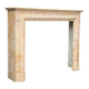 Louis XIV style fireplace in yellow Trets marble circa 1880