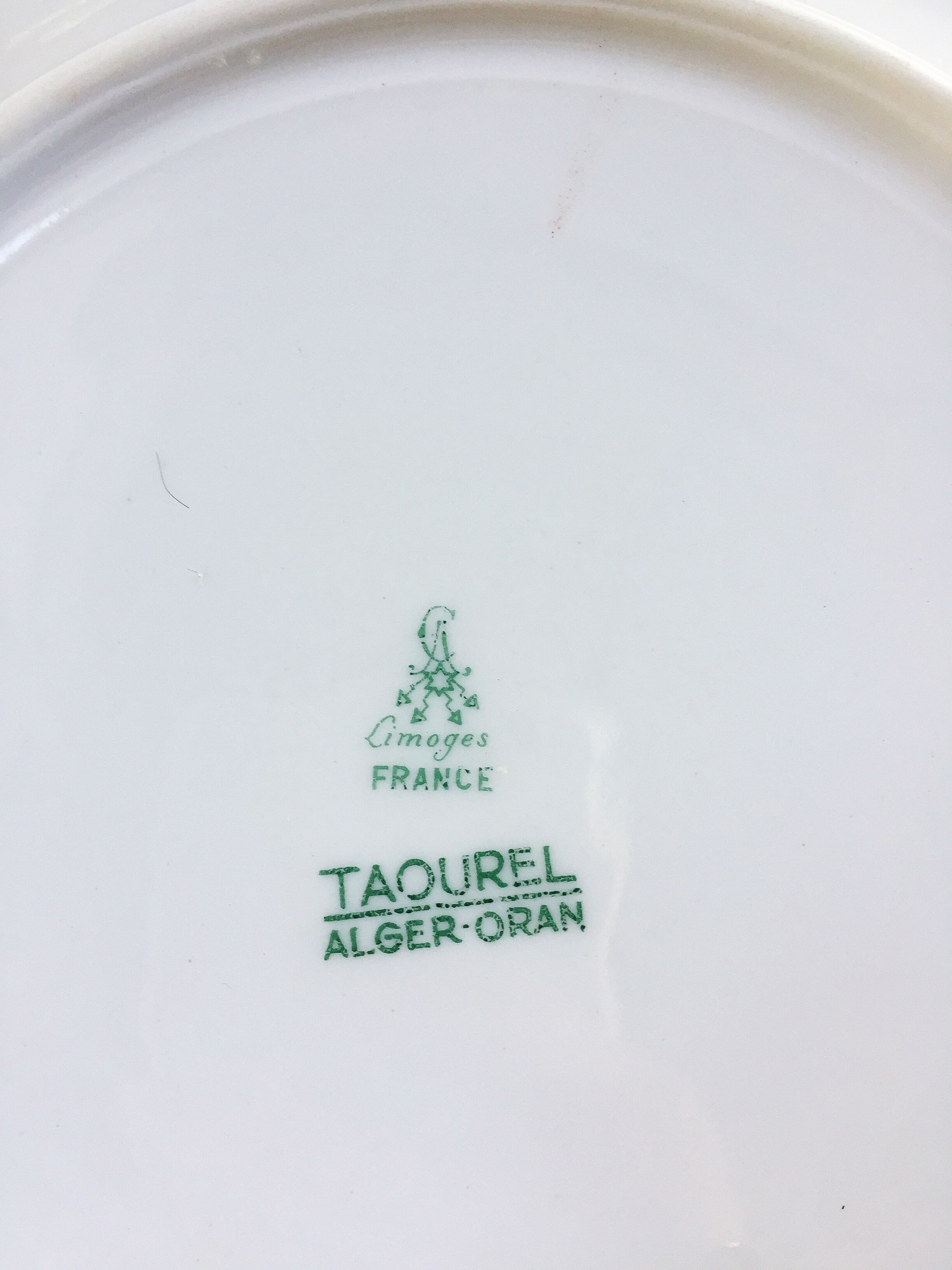 Set plates and coffee Limoges Taourel