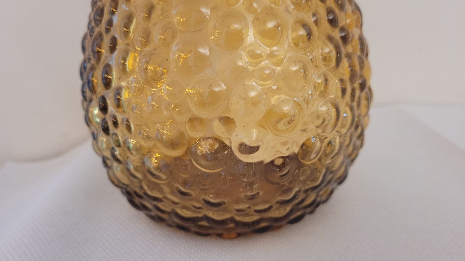 Amber glass bottle